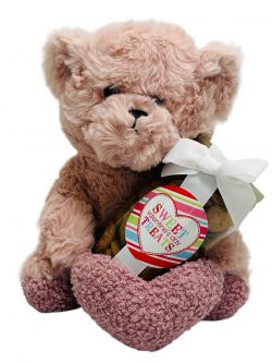 Sensational Valentine Mauve Bear ($25 & Up)